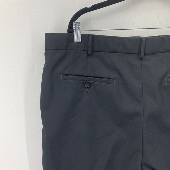 Pro Tour Mens 40 Golf Shorts Bermuda Flat Front Black 9” Comfort Flat Front - Picture 5 of 6